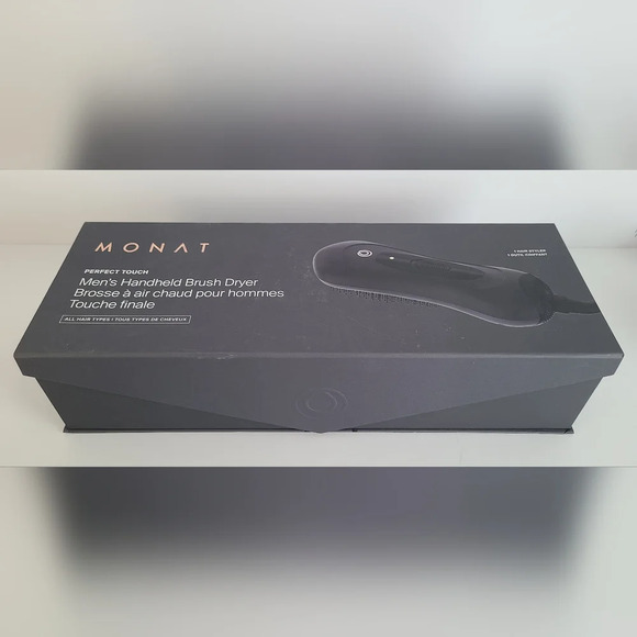 Monat Perfect Touch Men’s Handheld Brush Dryer NEW In Box - Picture 2 of 6